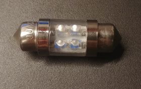 Żarówka LEDOWA 12V 10x31mm niebieska