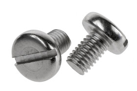 Śruby maszynowe M8 łeb z łbem walcowym soczewkowym Stal nierdzewna długość 12.0mm skok 1.25mm