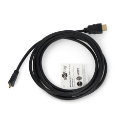 Przewód microHDMI - HDMI 2.1 8K - 3m - Goobay 74434