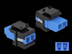 86718 Keystone module LC duplex female &gt; female