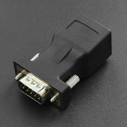 DB9 Male to RJ45 Female Adapter