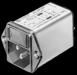 4301.5003 Non-heating appliance plug, screw mount, 2-pin/4 A