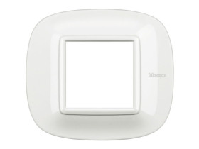 AXOLUTE Ramka 1 pojedyncza owalna 2 moduły AXOLUTE biały HB4802HD LEGRAND