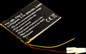 31061 Battery for JBL Clip 2, Li-Po, 800 mAh