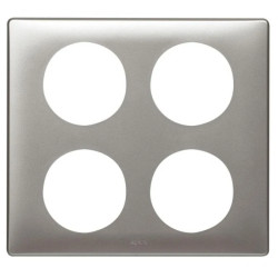 CELIANE Ramka podwójna2 pozioma/pionowa tytan 068968