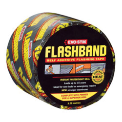 Evo-Stik 30812180 Flashband &amp; Primer 75mm x 3.75m