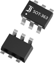 Switching diode array, 100 V, SOT-363, Diotec Semiconductors MMBD4448SDW