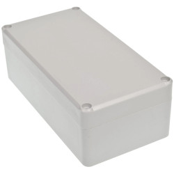 ABS enclosure, (L x W x H) 158.15 x 82.2 x 54.9 mm, light gray (RAL 7035), IP67, BYB-3-90H0068