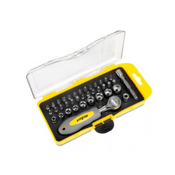 Zestaw bitów i nasadek z grzech. 38szt