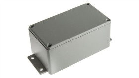 Obudowa Ekranowana Szary Z Kołnierzem Ip66 Silikon, 139.6 X 63.8 X 55Mm, Rs Pro