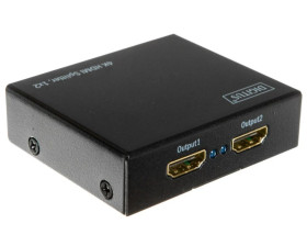 Rozdzielacz/Splitter HDMI 4K Ultra HD 3D, HDCP, 1/2-portowy DS-46304