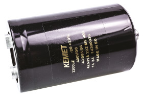 Kondensator 2200μF 400V dcmontażśrubowy KEMET 66 (Dia.) x 105mm