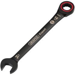 Draper Expert 03887 HI-TORQ&#xAE; Metric Ratchet Combination Spanner 14mm Black