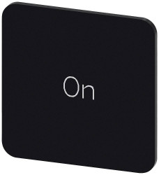 Tabliczka opisowa Siemens 3SU1900-0AF16-0DJ0 (S x W) 22 mm x 22 mm ON 10 szt.