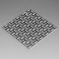 Adafruit Swirly Aluminum Mounting Grid for 0.1" Spaced PCBs - 5x5