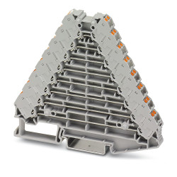 Kostka zaciskowa na szynie DIN Phoenix Contact 14 → 26AWGWciskane PTRV 8 /GY 8A 250 V