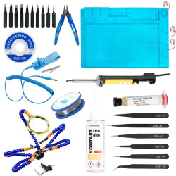 Zestaw akcesoriów lutowniczych DUŻY XXL