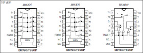 High-Speed, Low-Voltage, CMOS Analog Multiplexers/Switches