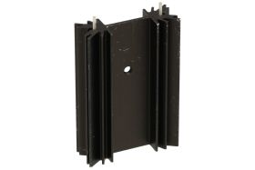 Radiator; SK104/5; z otworem; z 2 pinami do druku; czerniony; 50mm; H; 8,5K/W; 33,6mm; 11,7mm