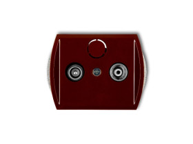 TREND Gniazdo antenowe RTV końcowe 2dB brązowy 4G2K KARLIK