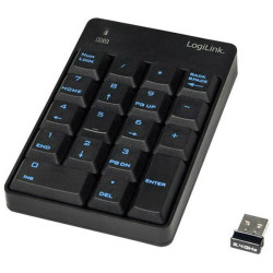 LogiLink ID0120 Radio Numeric Keypad Black USB Numeric Keypad