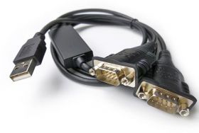 Podwójny konwerter USB-RS232 kabel (FTDI FT4222)