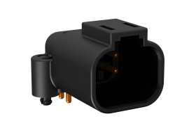 Złącze samochodowe 4-pinowe Amphenol Industrial 2-rzędowe Męski 13A AT BoardLock Płytka drukowana Złącze samochodowe