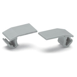 Zaślepka Zatyczka zamykająca WAGO Blok zacisków na szynie DIN Zatrzask