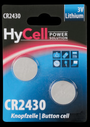 5020172 2x Ansmann HyCell button cell, 3 V, 24.5 x 3 mm