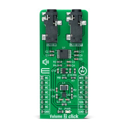 Płyta rozszerzenia Volume 2 Click, MikroElektronika