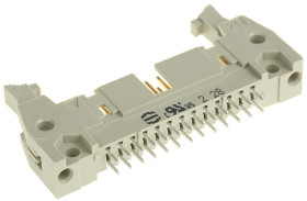 Wtyk PCB 26-pinowe raster: 2.54mm 2-rzędowe HARTING Przewlekany