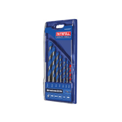 Faithfull FAIMCDSET7 7 Piece Multi-Use Drill Bit Set Sizes: 4 to 12mm