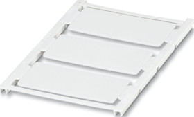 PA device marker, (L x W) 30 x 60 mm, white, sheet with 3 pcs, 0803228