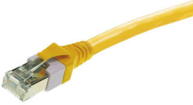 Patch cable, RJ45 plug, straight to RJ45 plug, straight, Cat 5e, PUR, 1 m, yellow, 09487777755010