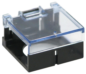 Przycisk Osłona odchylana do uzytku z: Miniaturowe łączniki i osprzęt pulpitowy serii A6 Idec