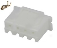 TMX04-G/3 Złącze mocy, gniazdo na kabel - 4pin (z terminalami) raster gniazda: 2.5mm (z kluczem) - kpl. 3 sztuki