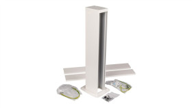 Minikolumna Dwustronna Da200-80 650Mm Biała Dap2806509010