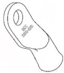 Zacisk oczkowy rozmiar przewodu 35mm² Ø , M6 (1/4) nieizolowany średnica wew 7.06mm Molex