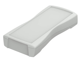 BOPLA BS 801 F-7035 (82801135) - obudowa z ABS z pojemnikiem na baterie (209,3 x 98 x 34,8 mm)