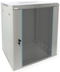 Szafa wisząca RWA1564-G 15U 19 szara 600x769x450mm 50kg