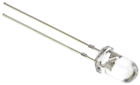 Dioda UV LED, 2-pinowa, Przewlekany, dł. fali: 390nm, kąt: 30°