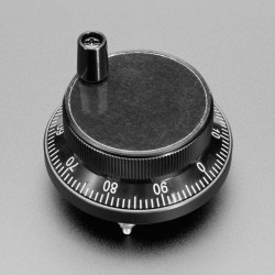 CNC Rotary Encoder - 100 Pulses per Rotation - 60mm Black