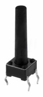 MS17 Mikroprzełacznik 6x6mm h = 17mm (wysokość przycisku od góry obudowy) THT