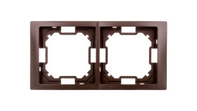 Simon Basic Neos Ramka Podwójna Czekoladowy Bmrc2/47
