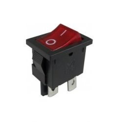 Przełącznik kołyskowy podśw. czerwony 6A/250V
