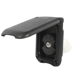 Gniazdo wlew wody kampera czarny grawitacyjny przyłącze bez klapki