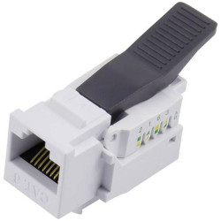 TruComponents 240059 RJ45 coupling, CAT 6 Connector, straight Grey