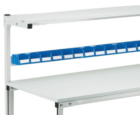 Pojemnik do przechowywania szerokość 1715mm Szary Aluminium Treston