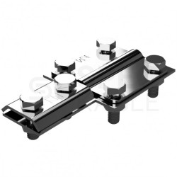 Złącze kontrolne odgromowe 3P (70x50x65mm, trzy płytki, 6xM8) ocynk galwaniczny KM GROM