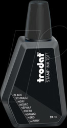 7011 SCHWARZ Stamp ink, black, 28.0 ml